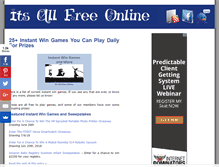 Tablet Screenshot of itsallfreeonline.com